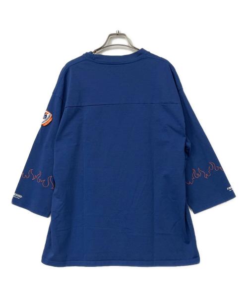 FINESIXXX（ファインシックス）FINESIXXX (ファインシックス) 7分袖Tシャツ ブルー サイズ:不明の古着・服飾アイテム