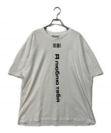 VTMNTS（ブイティーエムエヌティーエス）の古着「半袖Tシャツ」｜ホワイト