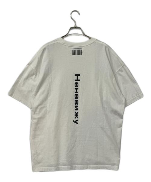 VTMNTS（ブイティーエムエヌティーエス）VTMNTS (ブイティーエムエヌティーエス) 半袖Tシャツ ホワイト サイズ:XLの古着・服飾アイテム