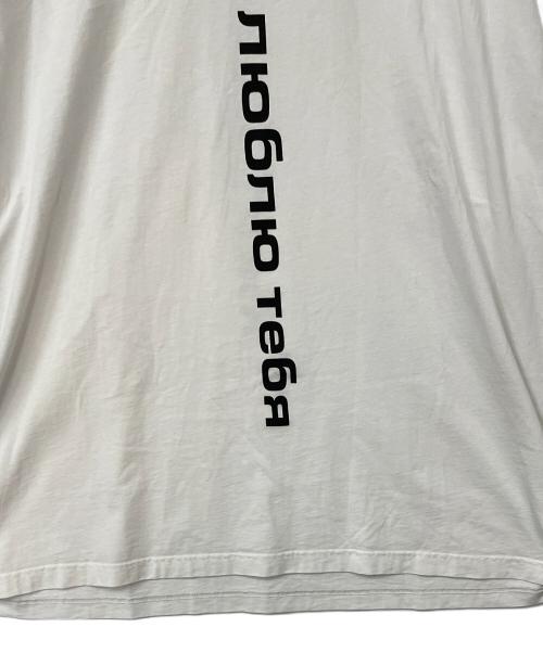 VTMNTS（ブイティーエムエヌティーエス）VTMNTS (ブイティーエムエヌティーエス) 半袖Tシャツ ホワイト サイズ:XLの古着・服飾アイテム