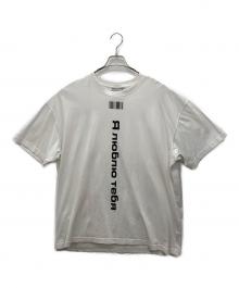 VTMNTS（ブイティーエムエヌティーエス）の古着「半袖Tシャツ」｜ホワイト
