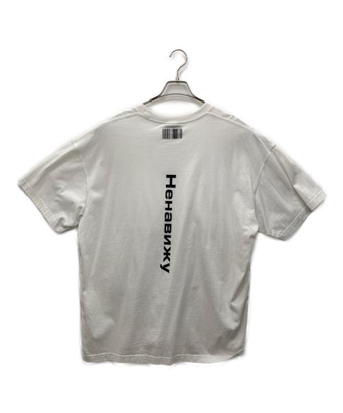 VTMNTS（ブイティーエムエヌティーエス）VTMNTS (ブイティーエムエヌティーエス) 半袖Tシャツ ホワイト サイズ:XLの古着・服飾アイテム