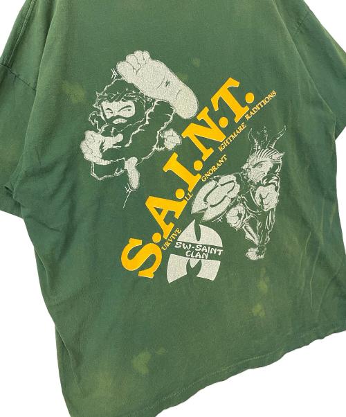 SAINT MICHAEL（セントマイケル）SAINT MICHAEL (セントマイケル) 半袖Tシャツ オリーブ サイズ:XXXLの古着・服飾アイテム