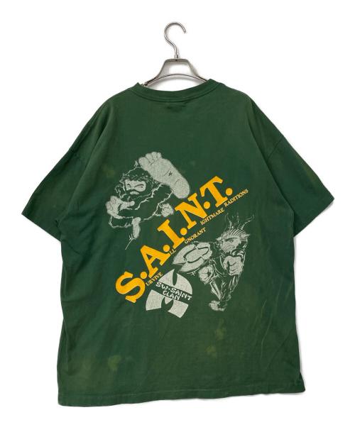 SAINT MICHAEL（セントマイケル）SAINT MICHAEL (セントマイケル) 半袖Tシャツ グリーン サイズ:XXXLの古着・服飾アイテム