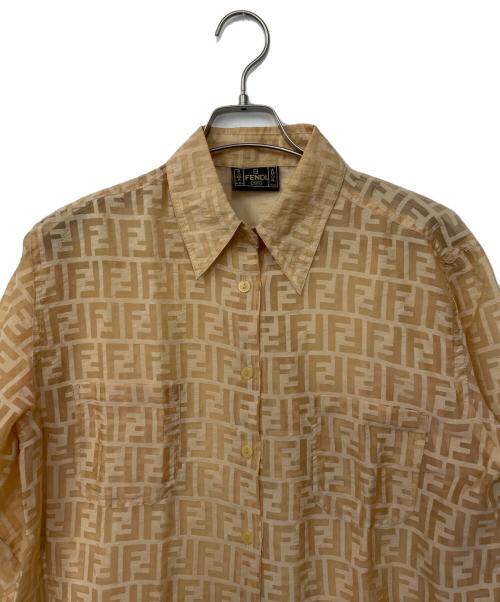 FENDI（フェンディ）FENDI (フェンディ) 長袖シャツ オレンジ サイズ:44の古着・服飾アイテム