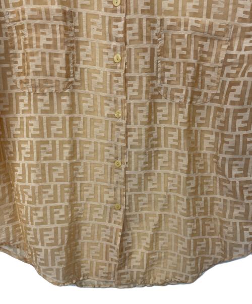 FENDI（フェンディ）FENDI (フェンディ) 長袖シャツ オレンジ サイズ:44の古着・服飾アイテム