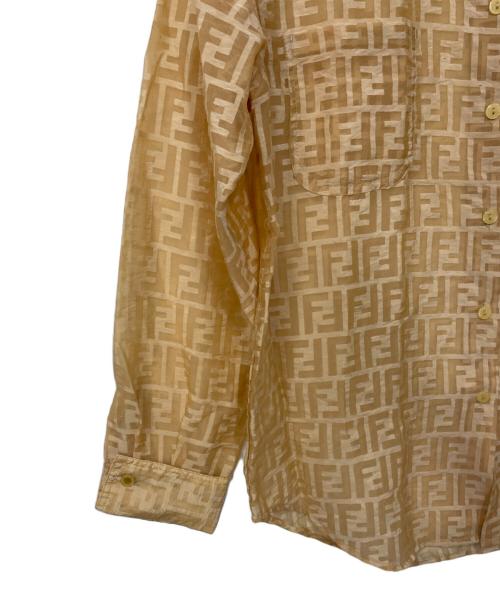 FENDI（フェンディ）FENDI (フェンディ) 長袖シャツ オレンジ サイズ:44の古着・服飾アイテム