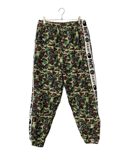 SAINT MICHAEL（セントマイケル）SAINT MICHAEL (セントマイケル) A BATHING APE (ア ベイシング エイプ) トラックパンツ サイズ:XLの古着・服飾アイテム