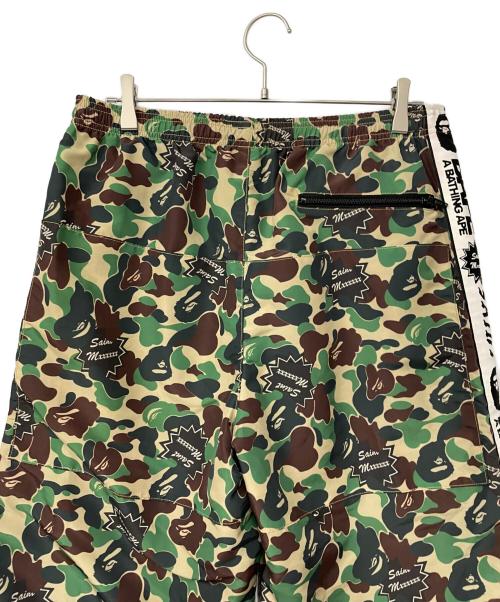 SAINT MICHAEL（セントマイケル）SAINT MICHAEL (セントマイケル) A BATHING APE (ア ベイシング エイプ) トラックパンツ サイズ:XLの古着・服飾アイテム