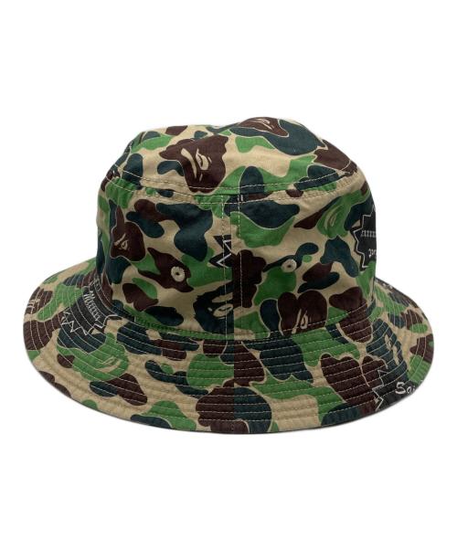 A BATHING APE（ア ベイシング エイプ）A BATHING APE (ア ベイシング エイプ) SAINT MICHAEL (セントマイケル) バケットハットの古着・服飾アイテム