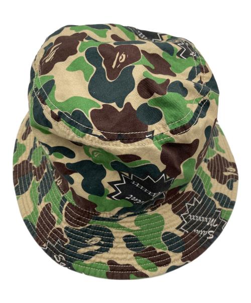 A BATHING APE（ア ベイシング エイプ）A BATHING APE (ア ベイシング エイプ) SAINT MICHAEL (セントマイケル) バケットハットの古着・服飾アイテム