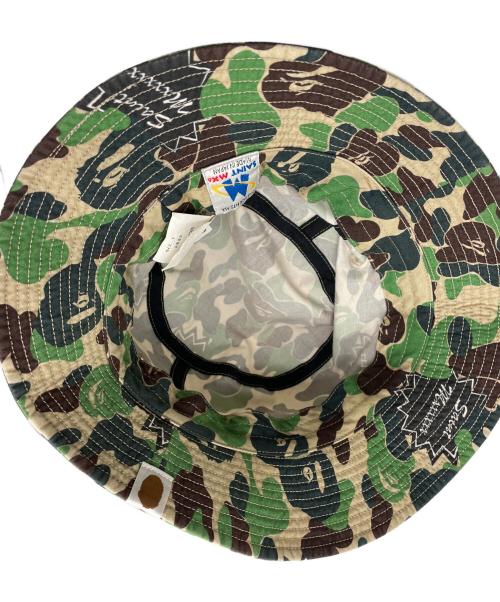 A BATHING APE（ア ベイシング エイプ）A BATHING APE (ア ベイシング エイプ) SAINT MICHAEL (セントマイケル) バケットハットの古着・服飾アイテム