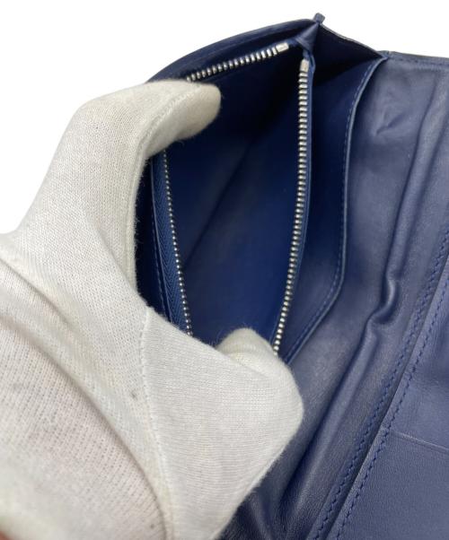 LOUIS VUITTON（ルイ ヴィトン）LOUIS VUITTON (ルイ ヴィトン) 2つ折り財布 ブラウン×ブルーの古着・服飾アイテム