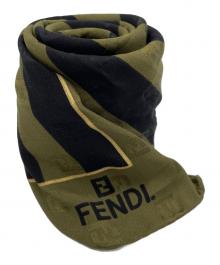 FENDI（フェンディ）の古着「スカーフ」｜オリーブ×ブラック