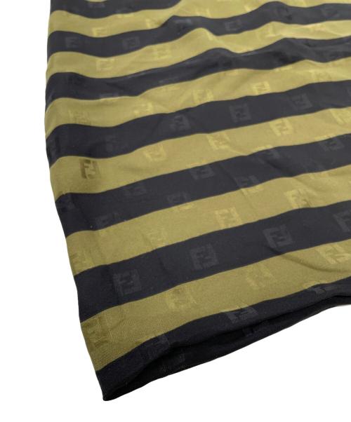 FENDI（フェンディ）FENDI (フェンディ) スカーフ オリーブ×ブラックの古着・服飾アイテム