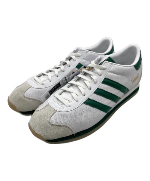 adidas（アディダス）adidas (アディダス) スニーカー ホワイト×グリーン サイズ:28.5の古着・服飾アイテム