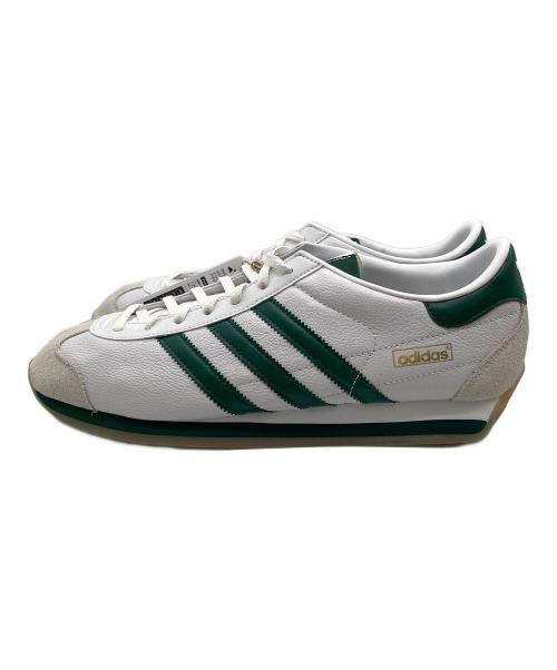adidas（アディダス）adidas (アディダス) スニーカー ホワイト×グリーン サイズ:28.5の古着・服飾アイテム