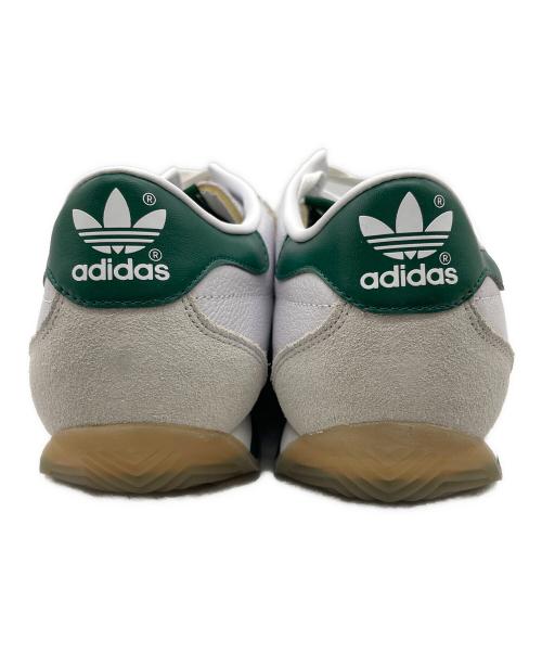 adidas（アディダス）adidas (アディダス) スニーカー ホワイト×グリーン サイズ:28.5の古着・服飾アイテム