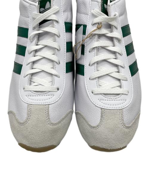 adidas（アディダス）adidas (アディダス) スニーカー ホワイト×グリーン サイズ:28.5の古着・服飾アイテム