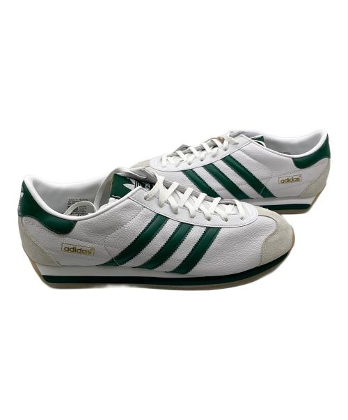 adidas（アディダス）adidas (アディダス) スニーカー ホワイト×グリーン サイズ:28.5の古着・服飾アイテム