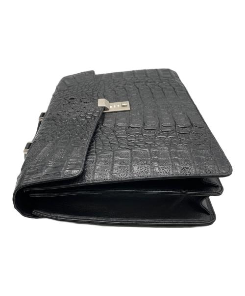 NO BRAND（ノーブランド）NO BRAND (ノーブランド) ビジネスバッグ ブラックの古着・服飾アイテム