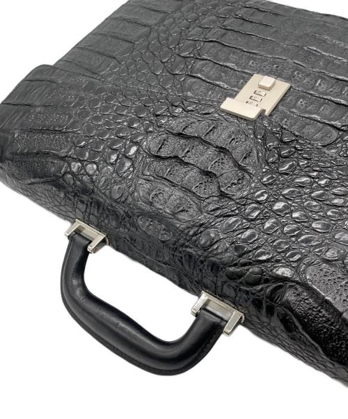 NO BRAND（ノーブランド）NO BRAND (ノーブランド) ビジネスバッグ ブラックの古着・服飾アイテム