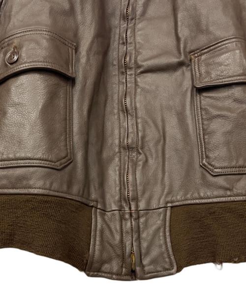 NO BRAND（ノーブランド）NO BRAND (ノーブランド) 70sヴィンテージ レザーフライトジャケット サイズ:46の古着・服飾アイテム