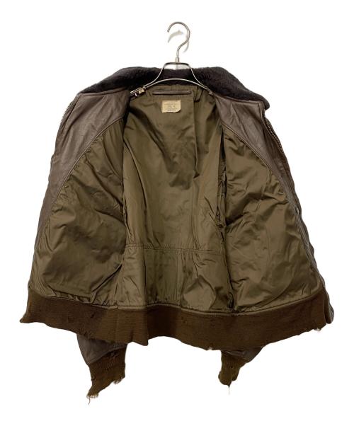 NO BRAND（ノーブランド）NO BRAND (ノーブランド) 70sヴィンテージ レザーフライトジャケット サイズ:46の古着・服飾アイテム