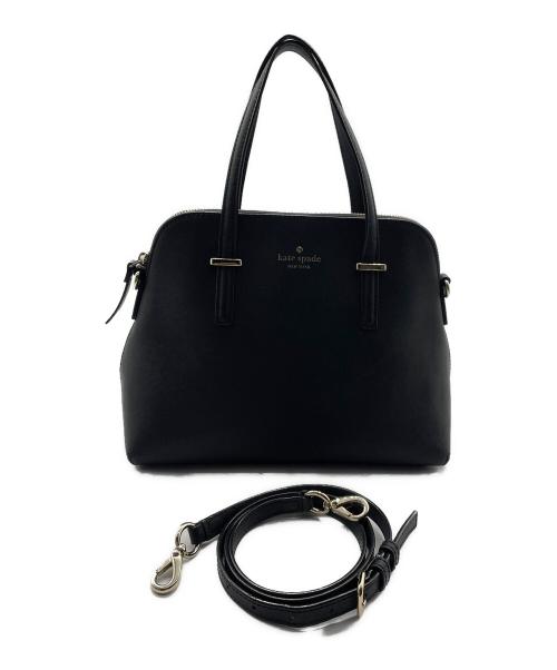 Kate Spade（ケイトスペード）Kate Spade (ケイトスペード) 2WAYハンドバッグ ブラックの古着・服飾アイテム