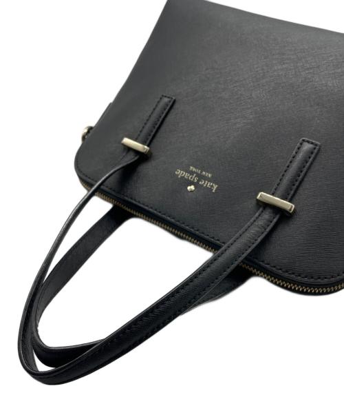 Kate Spade（ケイトスペード）Kate Spade (ケイトスペード) 2WAYハンドバッグ ブラックの古着・服飾アイテム