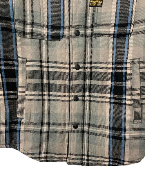 G-STAR RAW（ジースターロゥ）G-STAR RAW (ジースターロゥ) ジップジャケット ライトグレー×ブラック サイズ:Lの古着・服飾アイテム