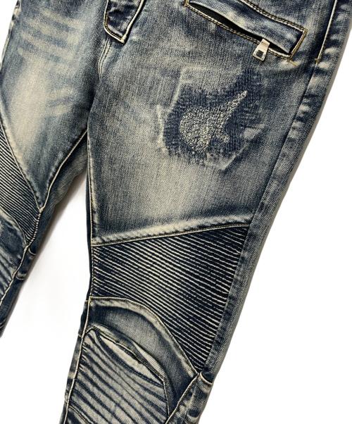 BALMAIN（バルマン）BALMAIN (バルマン) バイカーデニム サイズ:W32の古着・服飾アイテム