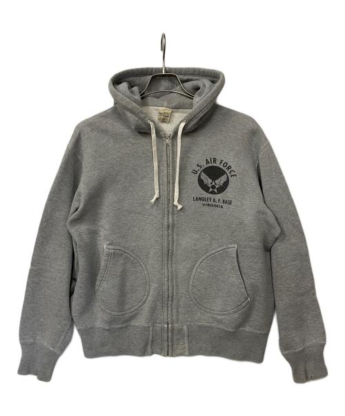 BUZZ RICKSON'S（バズリクソンズ）BUZZ RICKSON'S (バズリクソンズ) ジップパーカー グレー サイズ:Lの古着・服飾アイテム