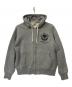BUZZ RICKSON'S（バズリクソンズ）の古着「ジップパーカー」｜グレー