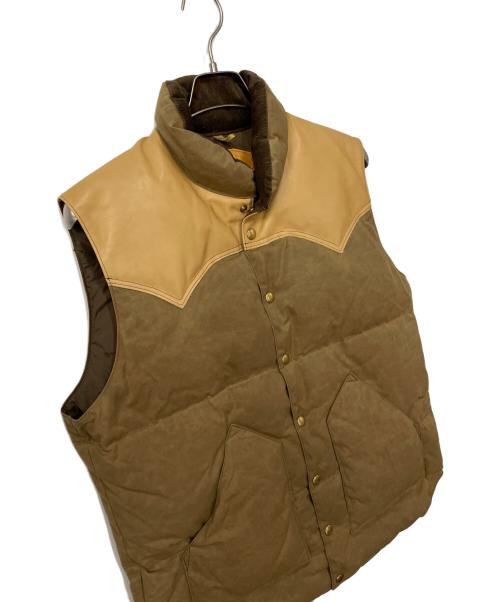 RockyMountainFeatherBed（ロッキーマウンテンフェザーベッド）RockyMountainFeatherBed (ロッキーマウンテンフェザーベッド) ダウンベスト オリーブ サイズ:42の古着・服飾アイテム