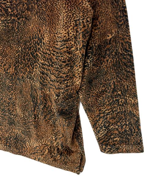 JONES NEW YORK（ジョーンズ ニューヨーク）JONES NEW YORK (ジョーンズ ニューヨーク) ハイネックカットソー ブラウン×ブラック サイズ:Mの古着・服飾アイテム