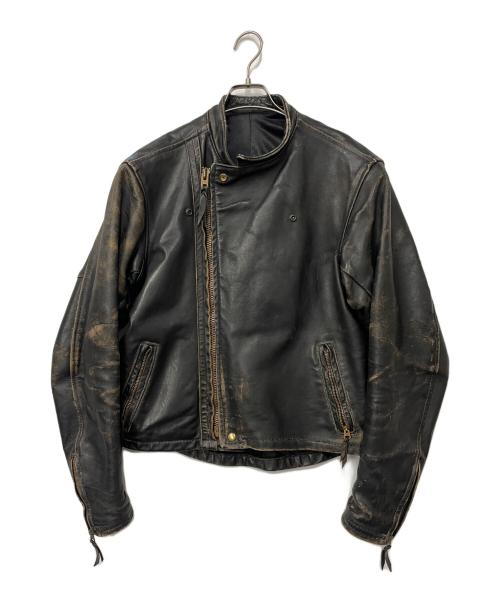 Langlitz Leathers（ラングリッツレザー）Langlitz Leathers (ラングリッツレザー) レザーライダースジャケット ブラック サイズ:不明の古着・服飾アイテム