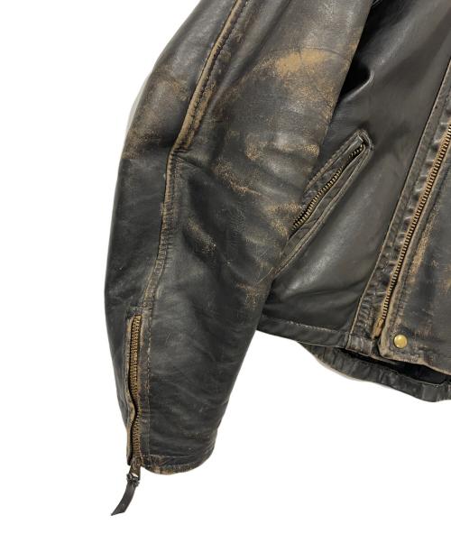 Langlitz Leathers（ラングリッツレザー）Langlitz Leathers (ラングリッツレザー) レザーライダースジャケット ブラック サイズ:不明の古着・服飾アイテム