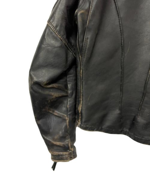 Langlitz Leathers（ラングリッツレザー）Langlitz Leathers (ラングリッツレザー) レザーライダースジャケット ブラック サイズ:不明の古着・服飾アイテム