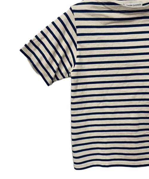 UNION LAUNCH（ユニオンランチ）UNION LAUNCH (ユニオンランチ) バスクシャツ アイボリー×ネイビー サイズ:Sの古着・服飾アイテム