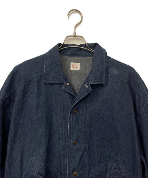 PAPAS（パパス）PAPAS (パパス) デニムジャケット サイズ:Mの古着・服飾アイテム
