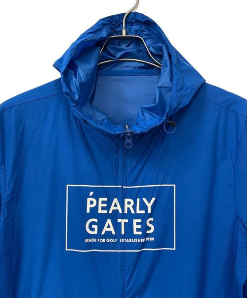 PEARLY GATES（パーリーゲイツ）PEARLY GATES (パーリーゲイツ) ゴルフウェア(トップス) ブルー サイズ:5の古着・服飾アイテム