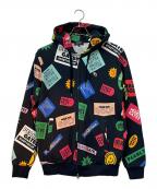 PEARLY GATESパーリーゲイツ）の古着「ジップパーカー」｜ブラック