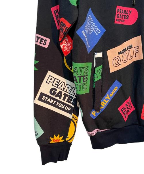 PEARLY GATES（パーリーゲイツ）PEARLY GATES (パーリーゲイツ) ジップパーカー ブラック サイズ:5の古着・服飾アイテム