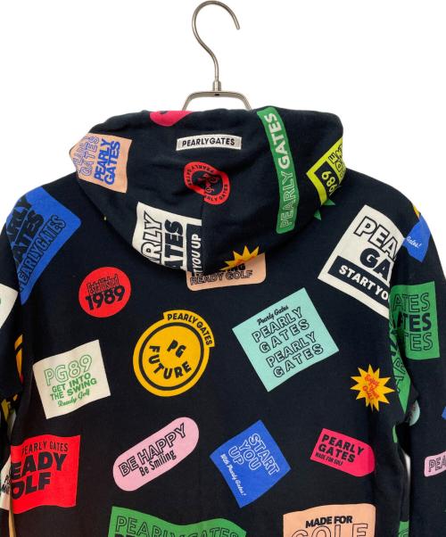 PEARLY GATES（パーリーゲイツ）PEARLY GATES (パーリーゲイツ) ジップパーカー ブラック サイズ:5の古着・服飾アイテム
