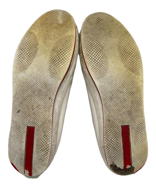 PRADA（プラダ）PRADA (プラダ) ローカットスニーカー ホワイト サイズ:9の古着・服飾アイテム