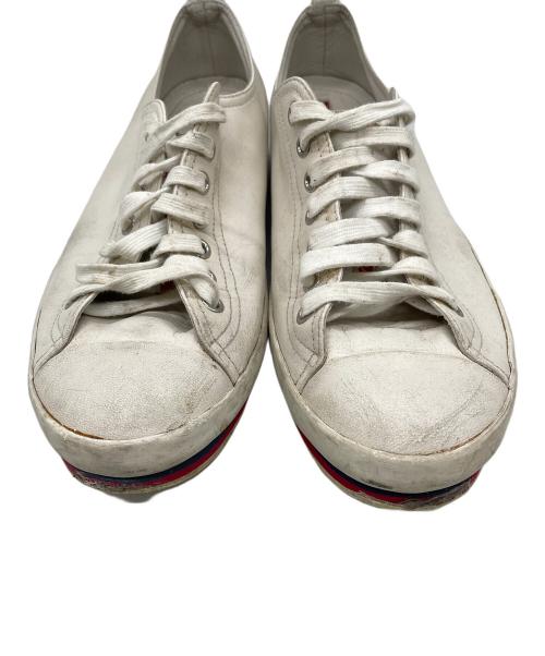 PRADA（プラダ）PRADA (プラダ) ローカットスニーカー ホワイト サイズ:9の古着・服飾アイテム