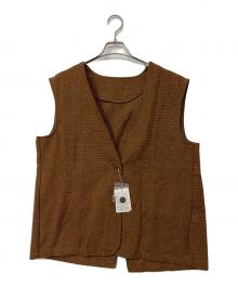 OLLUN（オルン）の古着「ベスト」｜ブラウン