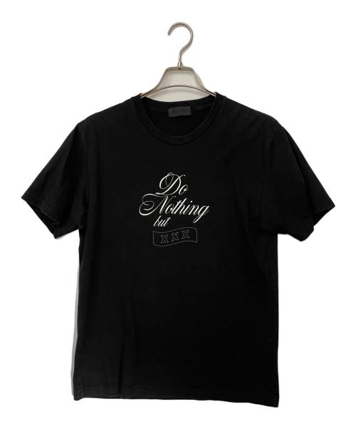 GOD SELECTION XXX（ゴッド セレクション トリプルエックス）GOD SELECTION XXX (ゴッドセレクショントリプルエックス) 半袖Tシャツ ブラック サイズ:Mの古着・服飾アイテム