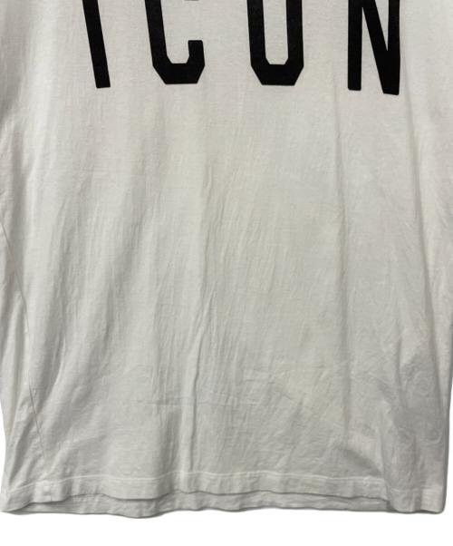 DSQUARED2（ディースクエアード）DSQUARED2 (ディースクエアード) 半袖Tシャツ ホワイト サイズ:XLの古着・服飾アイテム